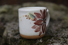Load image into Gallery viewer, RuthAnn Zimmerman Handmade Poinsettia Pottery Mug
