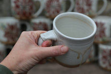 Load image into Gallery viewer, RuthAnn Zimmerman Handmade Poinsettia Pottery Mug