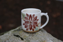 Load image into Gallery viewer, RuthAnn Zimmerman Handmade Poinsettia Pottery Mug
