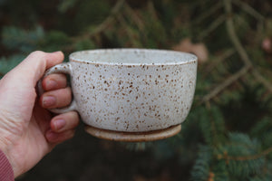 PREORDER: Hand-thrown Snowman Soup Bowl
