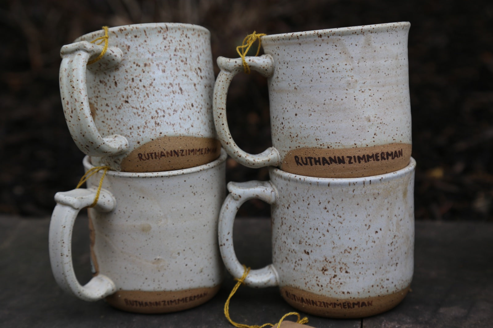 RuthAnn Zimmerman Exclusive Mystery Floral Mug  Good News Pottery